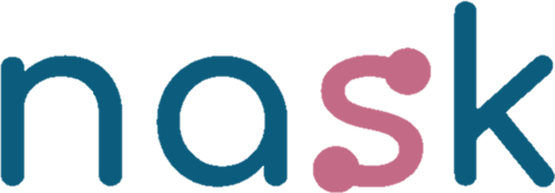Logo empresa de nombre nask