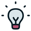 Ampolleta iluminada