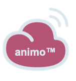 Nube con palabra animo sobreimpresa
